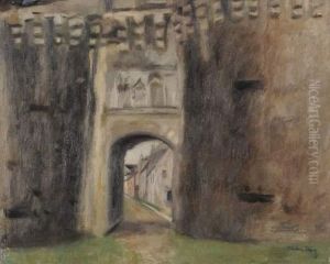 L'entree De La Porte Fortifiee De Saint Malo by Andre Foy