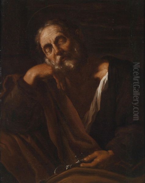 A Sleeping St. Peter - view 1