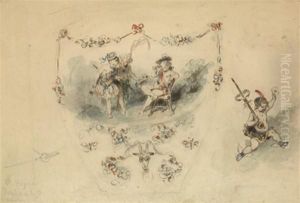 Jeux D'enfants by Theophile Evariste Fragonard