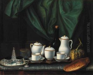 A Salt Cellar And An Egg Cup by Claude Joseph Fraichot