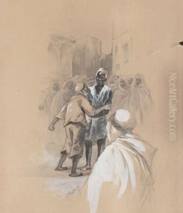 Au Souk. by Georges Fraipont