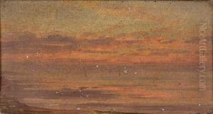 Mer Au Crepuscule by Francois Louis Francais
