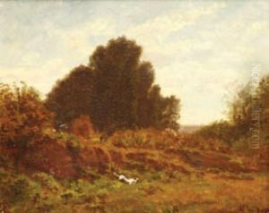 Scene De Chasse by Francois Louis Francais