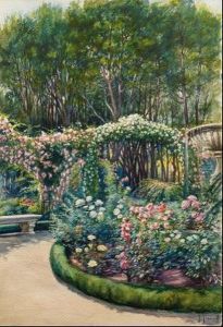 Jardin Con Rosas Jardin Con Rosas