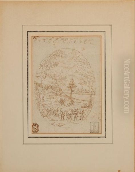 Military Encampment And Execution - view 1