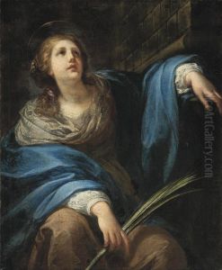 A Female Martyr Saint A Female Martyr Saint
