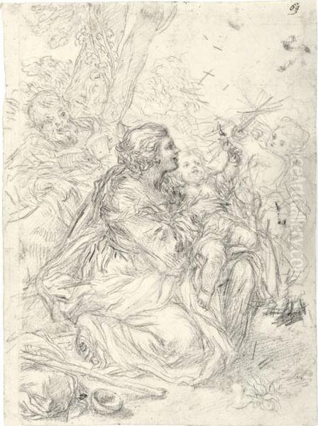 The Rest On The Flight Into Egypt - view 1