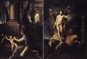 Coppia Di Allegorie by Marcantonio Franceschini)