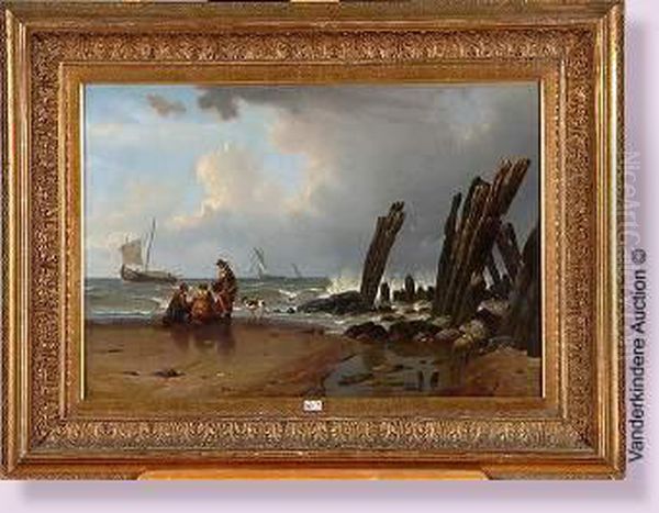 Pecheurs Au Bord De La Mer - view 1