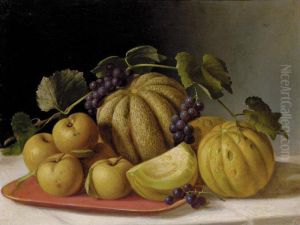 Melons And Yellow Apples by John Francis