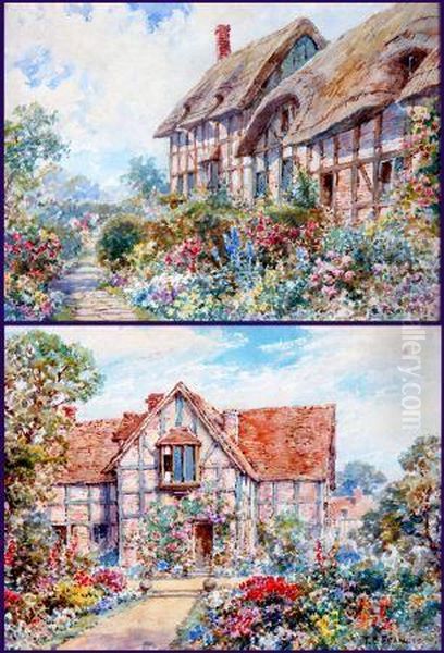Idyllic Country Cottages And Gardens In Summer - view 1