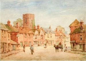 Chalfont St Peters Last Glow by Thomas Edward Francis