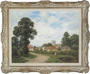 Warborough Oxfordshire by Thomas Edward Francis