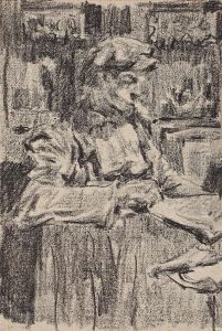 Joven En Un Interior by Francisco Gimeno
