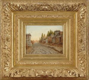 Pompeii, 1876. by Adolf Franck