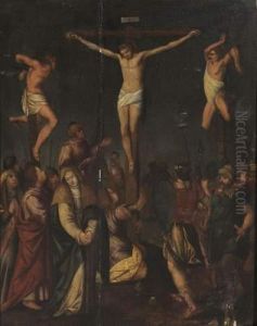 Le Golgotha. by Ambrosius Francken I