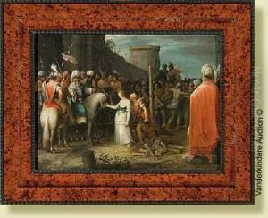 Scene Biblique by Ambrosius Francken II