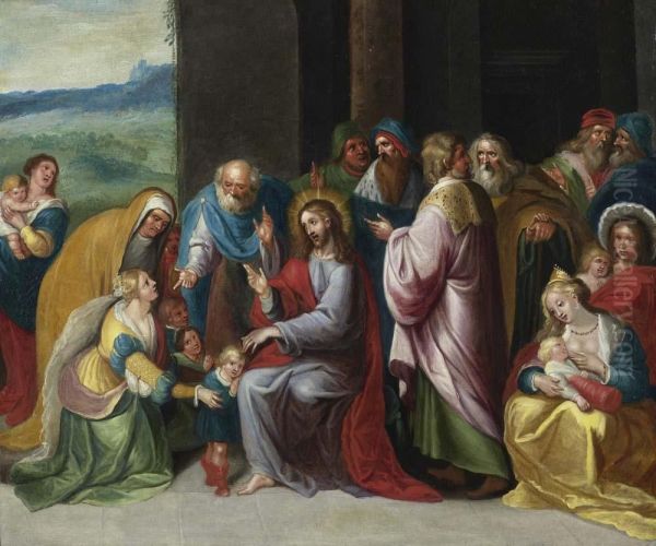 Christ Blessing The Children. - view 1