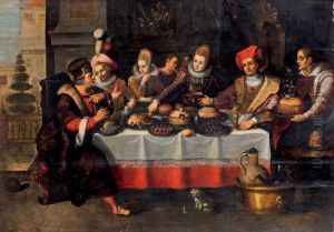 Lazare Et Le Mauvais Riche by Frans Francken
