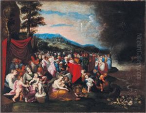 Ii Le Peuple De Moise Apres Le Passage De La Mer Rouge by Frans Francken