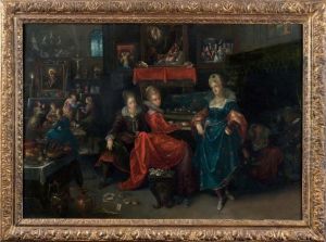 Les Vierges Sages Et Les Vierges Folles by Frans I Francken
