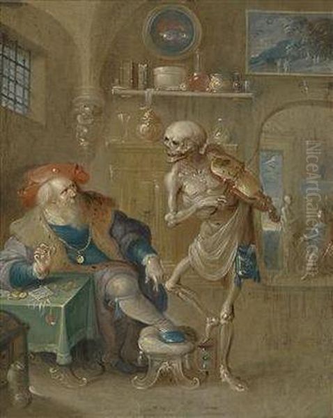 Death Playing The Violin - view 1