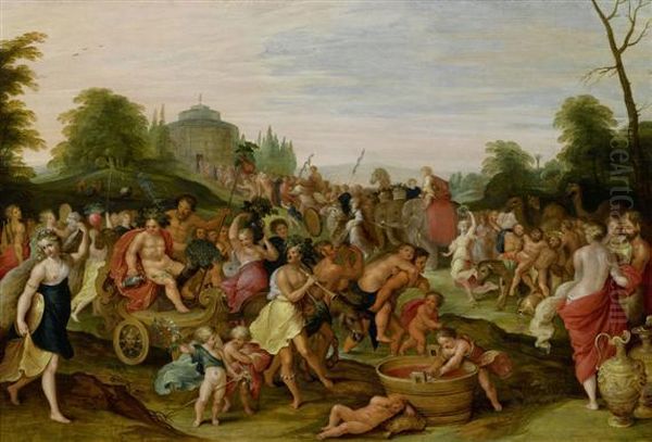 The Triumphal Procession Of Bacchus - view 1