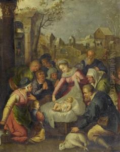 Adoration Of The Kings by Hieronymus II Francken