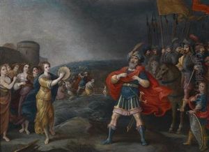 The Victorious General Jephta Meeting Hisdaughter by Hieronymous III Francken