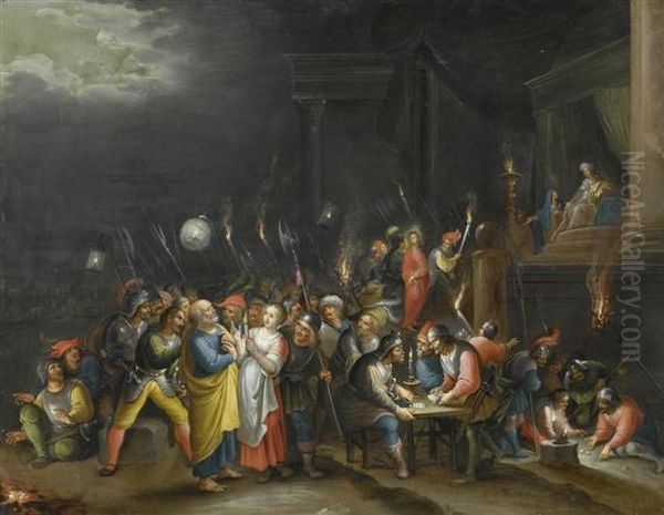 Jesus Before Hannas And Peter's Denial. - view 1