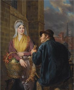 On The Way To The Market by Ange Francois