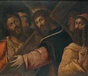 La Salita Al Calvario by Niccolo Frangipane