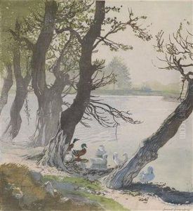 At The Old Danube by Hans Frank