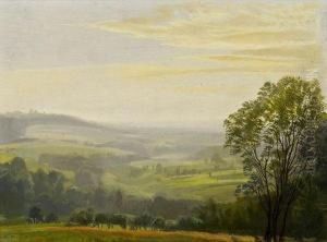 Landschaft Mit Baum by Hans Frank