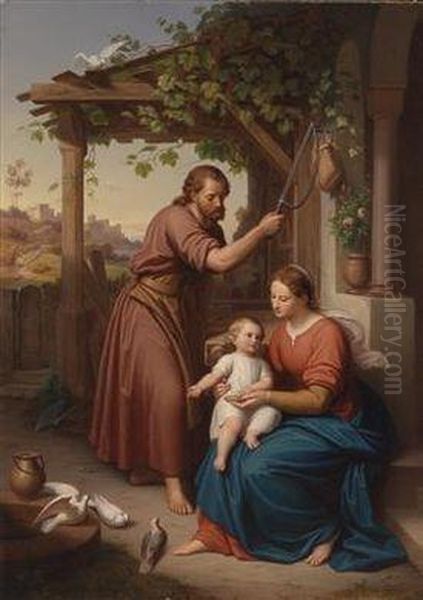 Mary And Joseph With The Baby Jesus - view 1