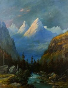 Mountain Scene Mountain Scene