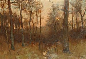 Beek In Het Woud. by Lucien Frank