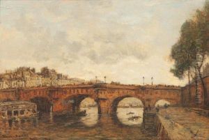 Le Pont Neuf A Paris by Frank Myers Boggs