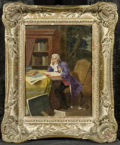 Man Studying - view 1