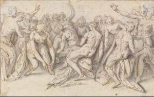 Sfida Delle Pereidi Alle Muse by Hyeronimus Franken