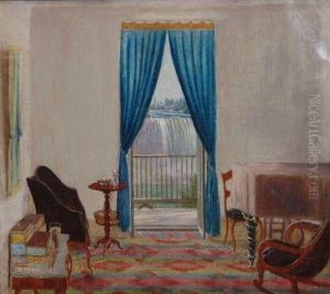 Jenny Lind's Parlor, Clifton House, Niagara Falls by Godfrey N. Frankestein