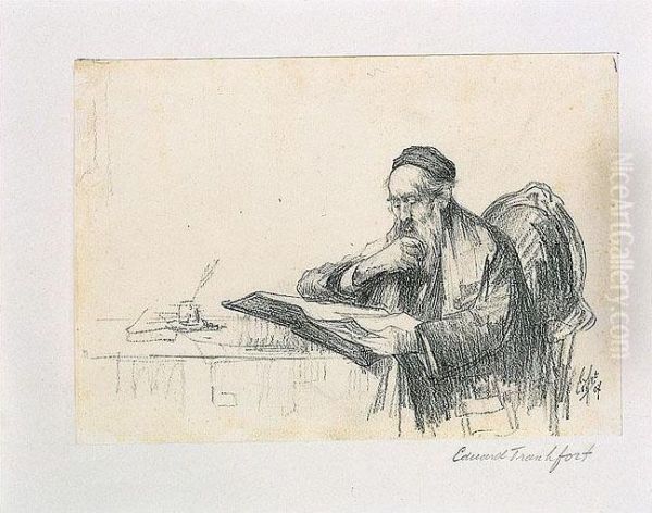 Rabbi At Study - view 1