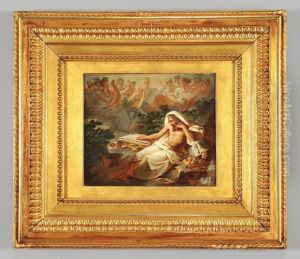 Ossian Che Compone I Suoi Versi by Jean Augustin Franquelin
