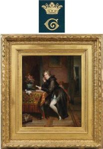 La Lecture De La Lettre by Jean Augustin Franquelin