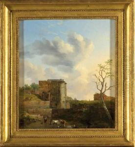 Heuvel Poort Te Gend by Pieter Frans Ii De Noter