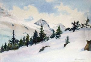 Winter Landscape by Pavel Frantzaliiski