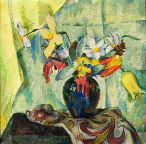 Fruhlingsblumenstraus by Heinrich Franz