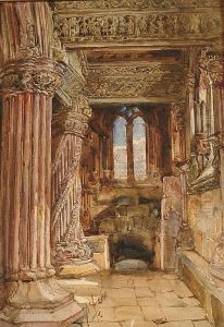 Interior Of A Church by Arthur Anderson Fraser