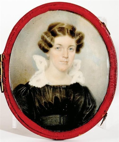 Portrait Miniature Of Charlestonian Miss Gaillard - view 1