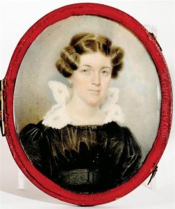 Portrait Miniature Of Charlestonian Miss Gaillard